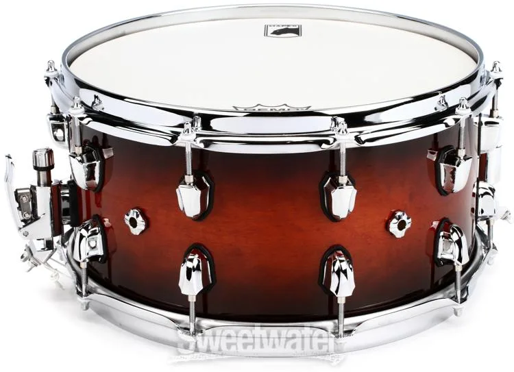  Mapex Black Panther Solidus Snare Drum - 7 x 14-inch - Red Black Burst