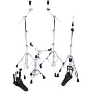 Mapex HP8005 5-piece Armory Series Hardware Pack with Single Pedal - Chrome Plated