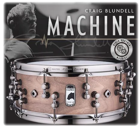  Mapex Black Panther Design Lab Machine Snare Drum - 5.5 x 14-inch, Natural Satin