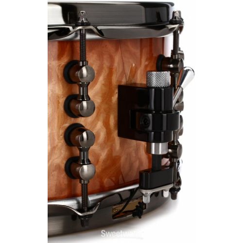  Mapex Black Panther Design Lab Versatus Snare Drum - 6.5 x 14-inch - Peach Burl Burst