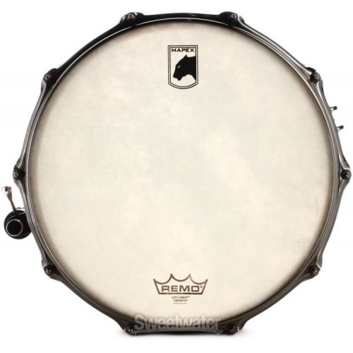  Mapex Black Panther Design Lab Versatus Snare Drum - 6.5 x 14-inch - Peach Burl Burst