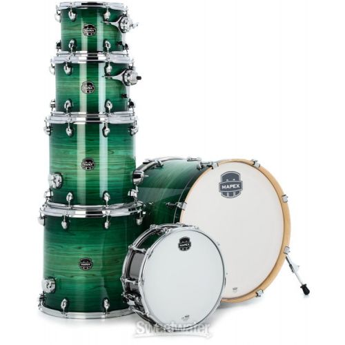  Mapex Armory 6-piece Studioease Shell Pack - Emerald Burst