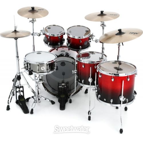  Mapex Saturn 5-piece Studioease Shell Pack - Scarlet Fade