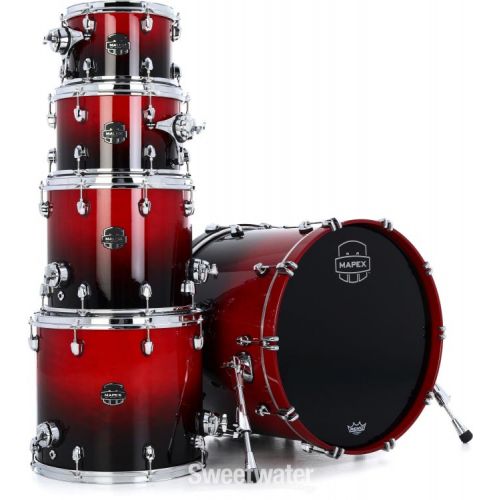  Mapex Saturn 5-piece Studioease Shell Pack - Scarlet Fade