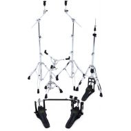 Mapex HP8005-DP 5-piece Armory Series Hardware Pack with Double Pedal - Chrome Plated