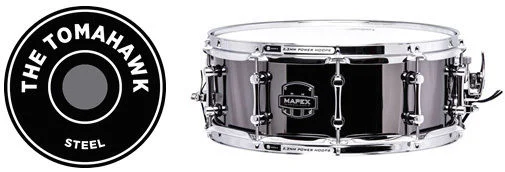  Mapex Armory Series Snare Drum - 5.5 x 14-inch - Tomahawk Black Chrome