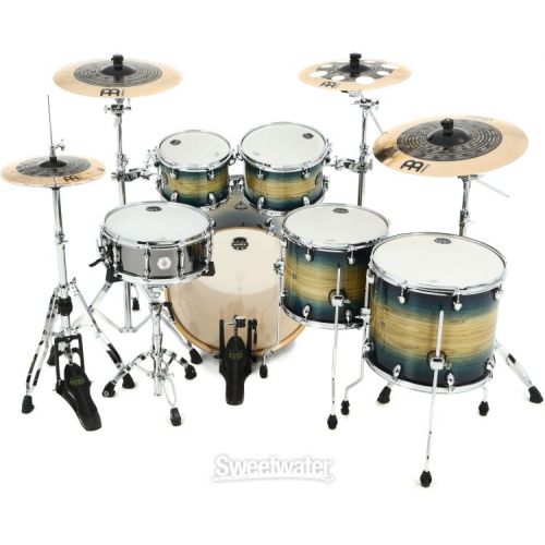  Mapex Armory 6-piece Studioease Fast Tom Shell Pack - Rainforest Burst