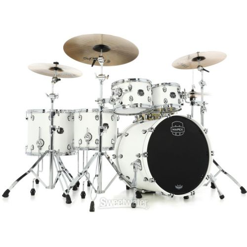  Mapex Saturn 5-piece Studioease Shell Pack - Satin White