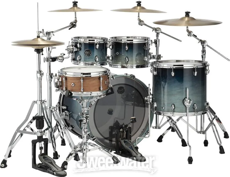  Mapex Saturn 4-piece Rock Shell Pack - Teal Blue Fade