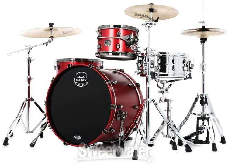  Mapex Saturn Evolution Organic Rock 3-piece Shell Pack - Hybrid - Tuscan Red