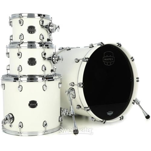  Mapex Saturn 4-piece Rock Shell Pack - Satin White