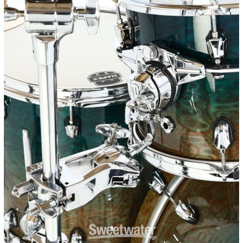  Mapex Saturn Evolution Workhorse 5-piece Shell Pack - Maple & Walnut, Exotic Aegean Fade