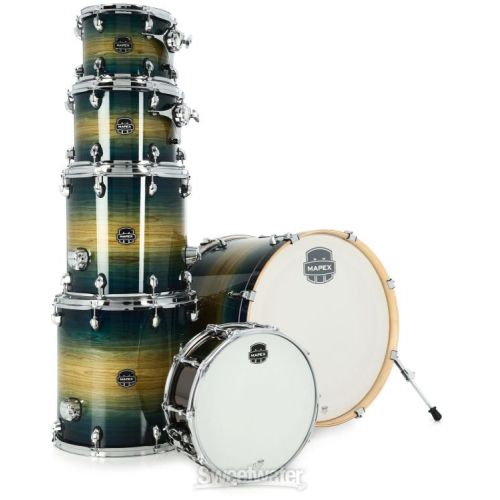  Mapex Armory 6-piece Studioease Shell Pack - Rainforest Burst