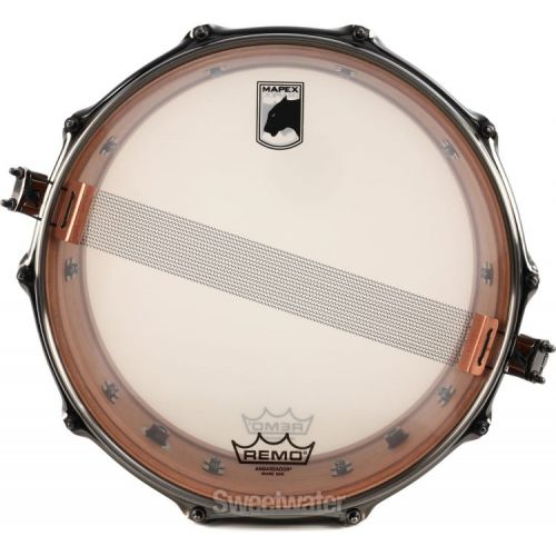  Mapex Black Panther Design Lab Snare Snare Drum - 6 x 14-inch - Heartbreaker