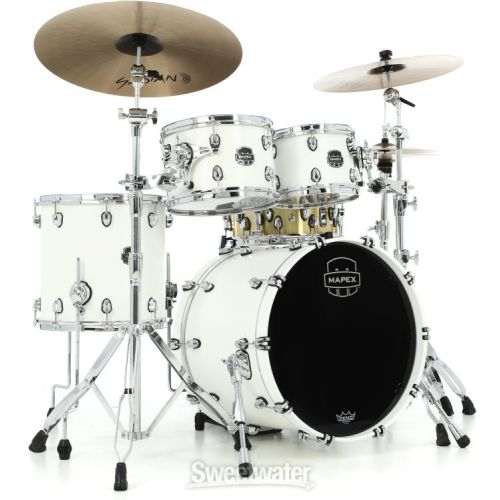  Mapex Saturn 4-piece Fusion Shell Pack - Satin White