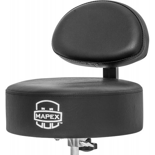  [아마존베스트]Mapex T770 Double Braced Throne w/Height Adjustment & Back Rest - Round Seat