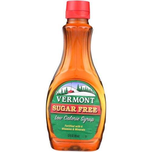  Maple Grove Farms, Syrup, Vermont Maple, Sugar free, Pack of 12, Size - 12 FZ, Quantity - 1 Case