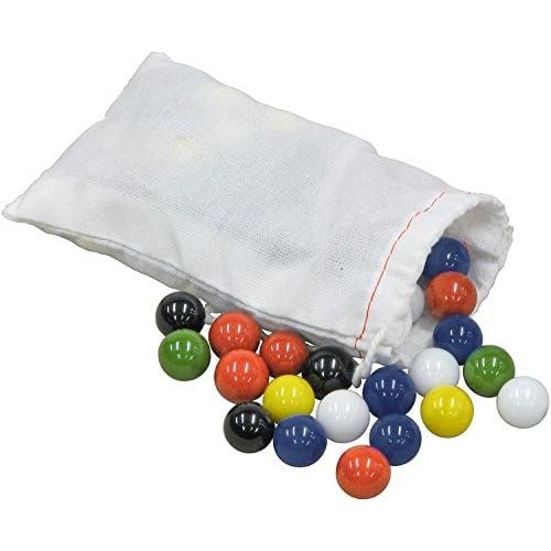  [아마존베스트]Marbles for Chinese Checkers, 60 pc, 10 each of 6 colors - Made in USA.