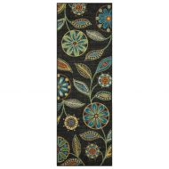 Maples Rugs Runner Rug - Reggie Artwork Collection 2 x 6 Non Skid Hallway Carpet Entry Rugs Runners [Made in USA] for Kitchen and Entryway, 2 x 6