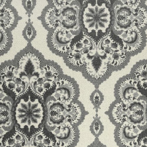  Maples Rugs Kitchen Rug - Vivian 2.5 x 4 Non Skid Small Accent Throw Rugs [Made in USA] for Entryway and Bedroom, 26 x 310, Grey