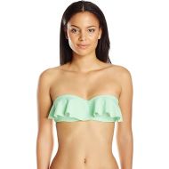 Mara Hoffman Women's Standard Ruffle Bandeau Bikini Top Swimsuit