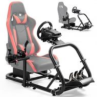 Marada Racing Simulator Cockpit Frame Super Stable and Professional Compatible with Logitech G27 G29 G920, Fanatec, Thrustmaster T80 T150, Wheel Pedal Seat Shifter Not Include