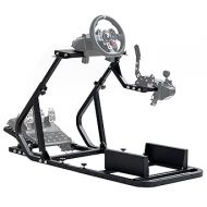 Marada G29 Stable Racing Simulator Cockpit Compatible with Thrustmaster/Logitech/PXN/Fanatec T300RS, T500RS, G25, G27, G923, G920, Adjustable Mount Steering Wheel, Pedal, Handbrake Not Included