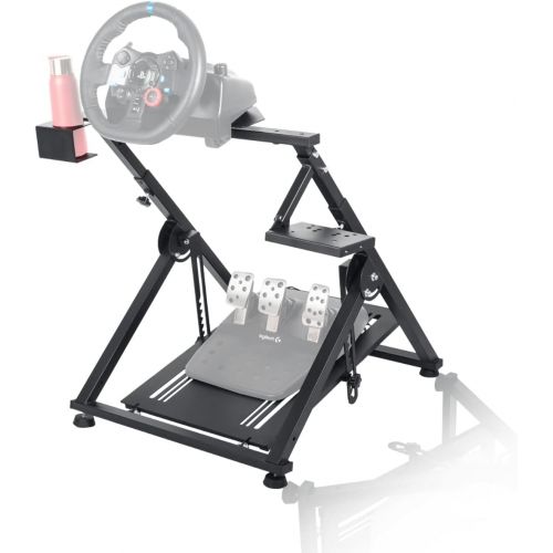  Marada Racing Wheel Stand X Frame Compatible for G29 G920 T300RS T150 Racing Simulator Steering Wheel Stand Pro Wheel Pedals NOT Included