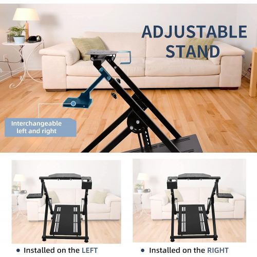  Marada Racing Wheel Stand X Frame Compatible for G29 G920 T300RS T150 Racing Simulator Steering Wheel Stand Pro Wheel Pedals NOT Included