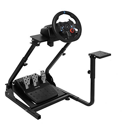  Marada Racing Wheel Stand Height Adjustable G920 Driving Simulator Cockpit Logitech G25 G27 G29 G920 Racing Wheel Shifter and Pedals NOT Included(Only Stand)