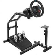 Marada Racing Wheel Stand for Logitech G25, G27, G29, G920, Height Adjustable,Made of Carbon Steel, One of the Most Compact Racing Stands