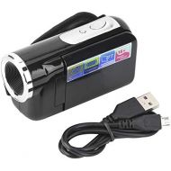 [아마존베스트]Maranon Video Camera Camcorder 2 Inch TFT LCD Sceen Vlogging Camera Recorder HD Digital 16X Zoom Camcorder with Micro USB for Children Gift (Black)