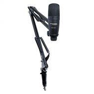 Marantz Professional Marantz Pro Complete Podcast Kit - USB Condenser Studio Microphone, Audio Interface, Fully-Adjustable Broadcast Stand and USB Cable - Pod Pack 1