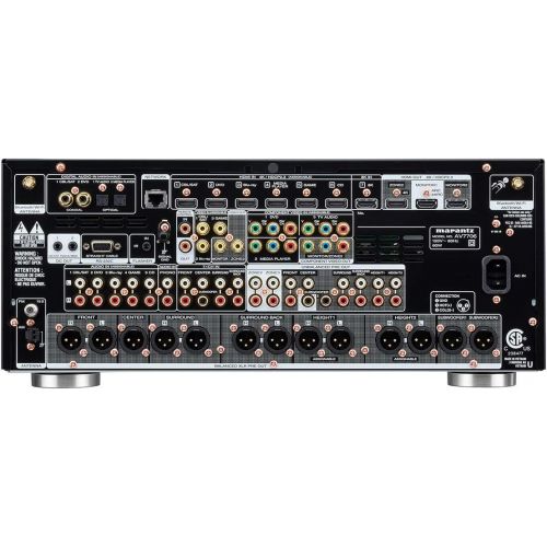 마란츠 [아마존베스트]Marantz AV7706 11.2Ch 8K Ultra HD AV Surround Pre-Amplifier with HEOS Built-in and Voice Control