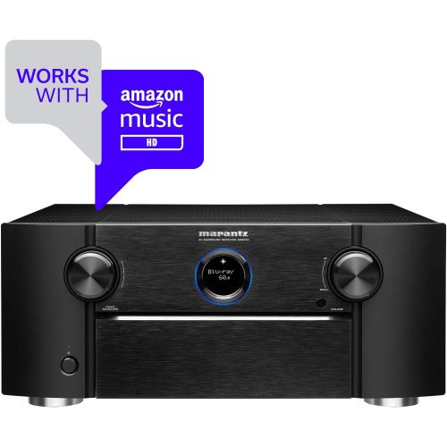 마란츠 Marantz Audio Video Receiver Audio & Video Component Receiver Black (SR8012), Works with Alexa