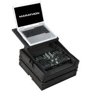 Marathon Flight Road Case MA-DJTIMU2LTBLK Black Series - Case To Hold 1 x DJ tech ImiX, Reload, U2 Station Music Controller with Laptop Shelf