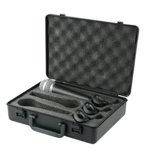  Marathon MA-59Pak3 3-Pack - Dynamic CardioID Vocal Microphone Kit - Includes: Clip, Carrying Case
