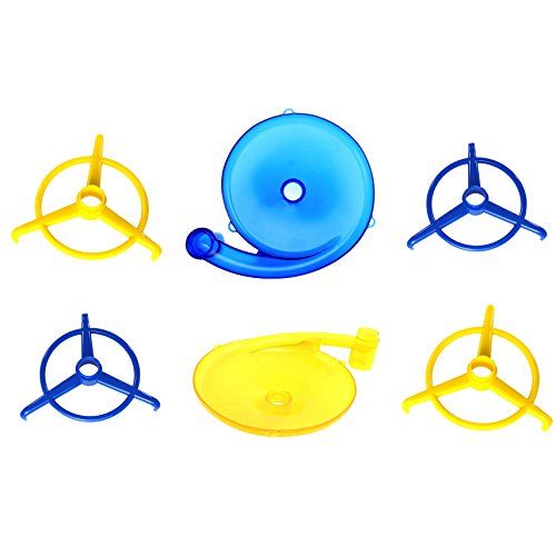  [아마존베스트]Marble Genius Sky High Circles - Marble Run Accessory Add-On Set (6 Pieces)