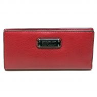 Marc+by+Marc+Jacobs Marc By Marc Jacobs Red Canyon Leather Slim Wallet (Red) #M0006578