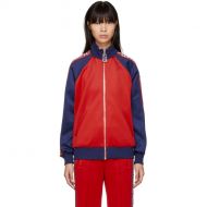 Marc Jacobs Red & Navy Logo Track Jacket