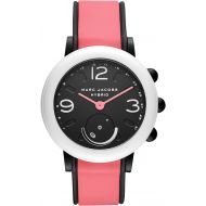 Marc+Jacobs Marc Jacobs Womens Riley Aluminum and Rubber Hybrid Smartwatch, Color: Pink, Black (Model: MJT1003)