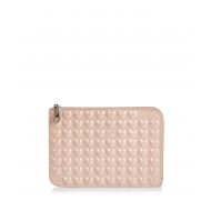 Marc Jacobs Embossed Heart Pouch (Medium, Seashell Peach)