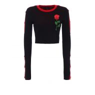 Marcelo Burlon Waknash embroidered wool crewneck