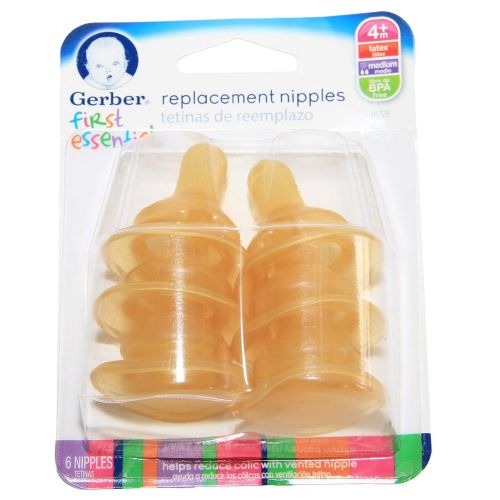  Marcer Deals 10 in 1 Baby Feeding Gift Set - Includes 2 Gerber Bottles, 6 Gerber Nipples, Diapers, Bib, Bottle Brush,...