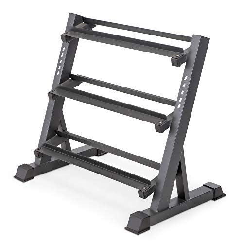  Marcy 3 Tier Metal Steel Home Workout Gym Dumbbell Weight Rack Storage Stand