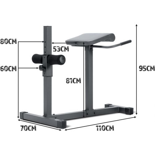  Marcy Adjustable Hyperextension Roman Chair / Exercise Hyper Bench JD-3.1