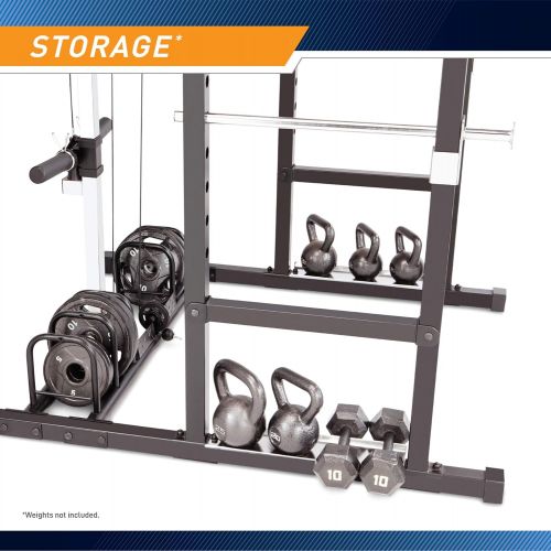  Marcy Home Gym Cage System Workout Station for Weightlifting, Bodybuilding and Strength Training MWM-7041