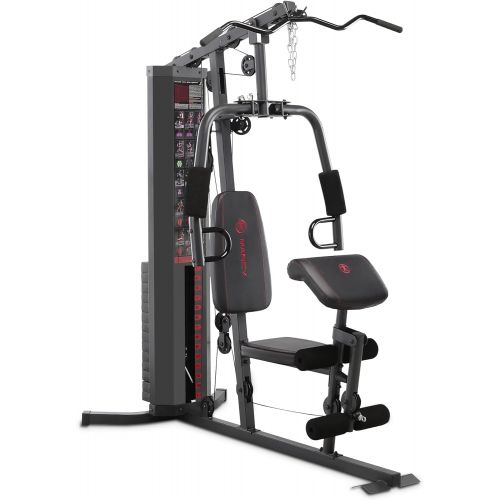  Marcy MWM-988 Multifunction Steel Home Gym 150lb Weight Stack Machine