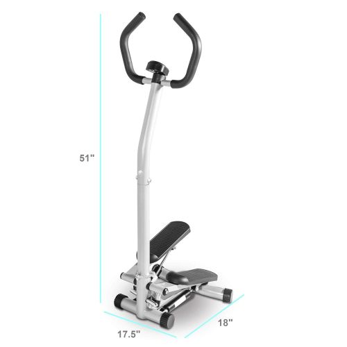  Marcy Home Cardio Exercise Mini Stepper with Handle and Display MS-95