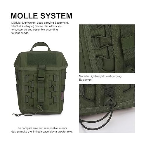  Mardingtop Molle Admin Pouch Equipment Multi-Purpose EDC Utility Tools Bag